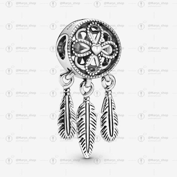 Pandora Spiritual Dreamcatcher Charm|Pendant - Picture 1 of 2